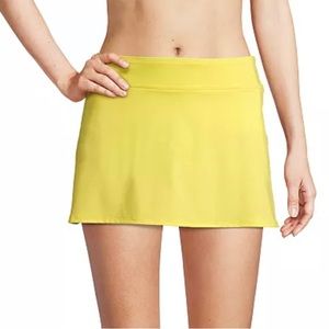 NWT Lands' End Chlorine Resistant Tummy Control Swim Skirt Size 16